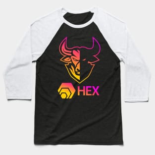 Hex coin Crypto coin Cryptocurrency Baseball T-Shirt